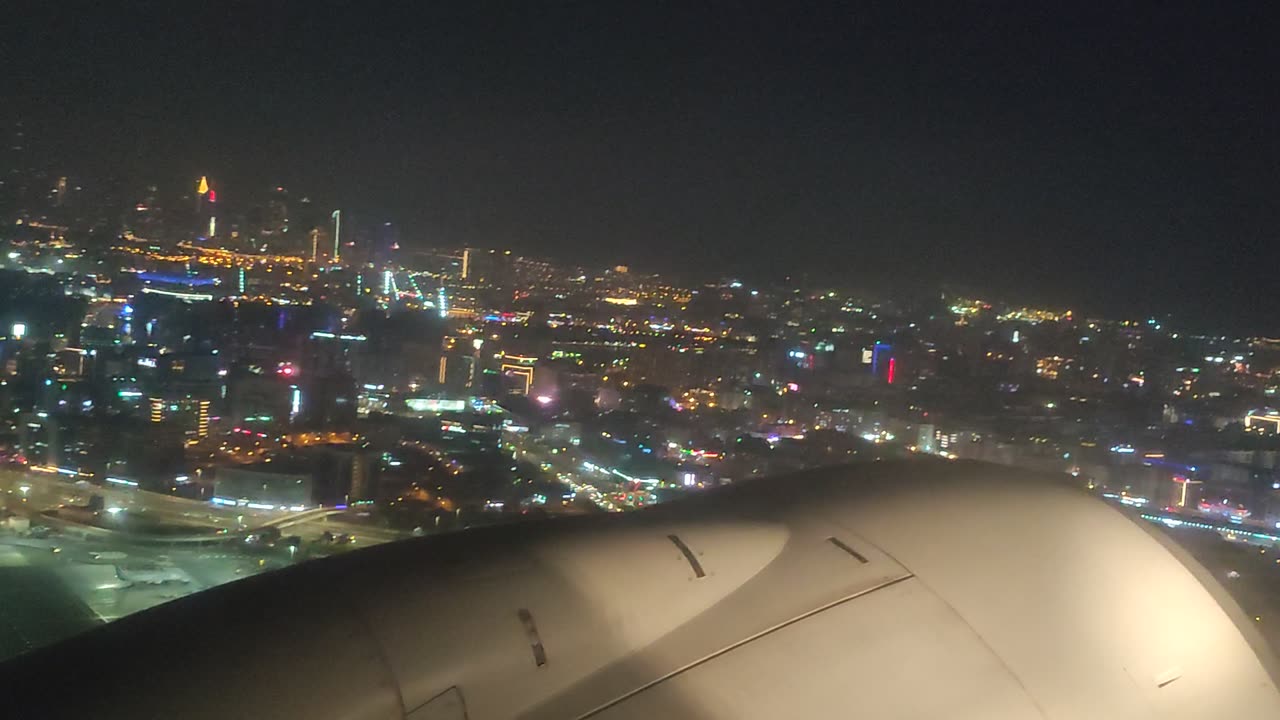 Dubai departure 🛫 night view