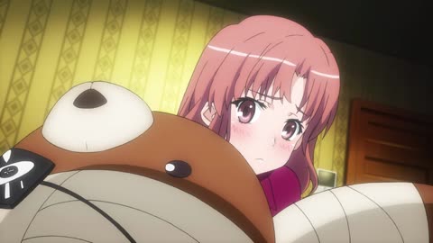 A Certain Scientific Railgun S - Kuroko humping her teddy bear