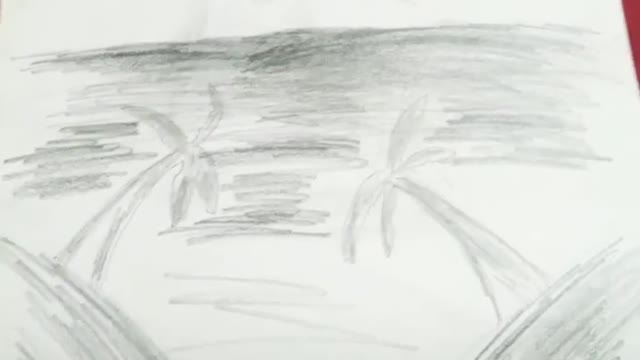 my scetch scenery drawing #the arters world