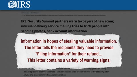 Facts Matter with Roman Balmakov - IRS Sends Out Warning to Millions of Americans