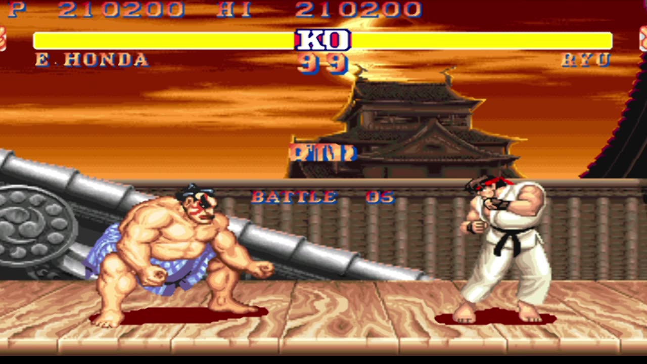 E. Honda vs Ryu