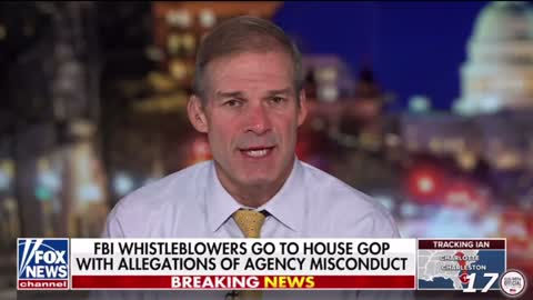 Jim Jordan: Whistleblower claims the FBI is purging conservatives from the bureau.