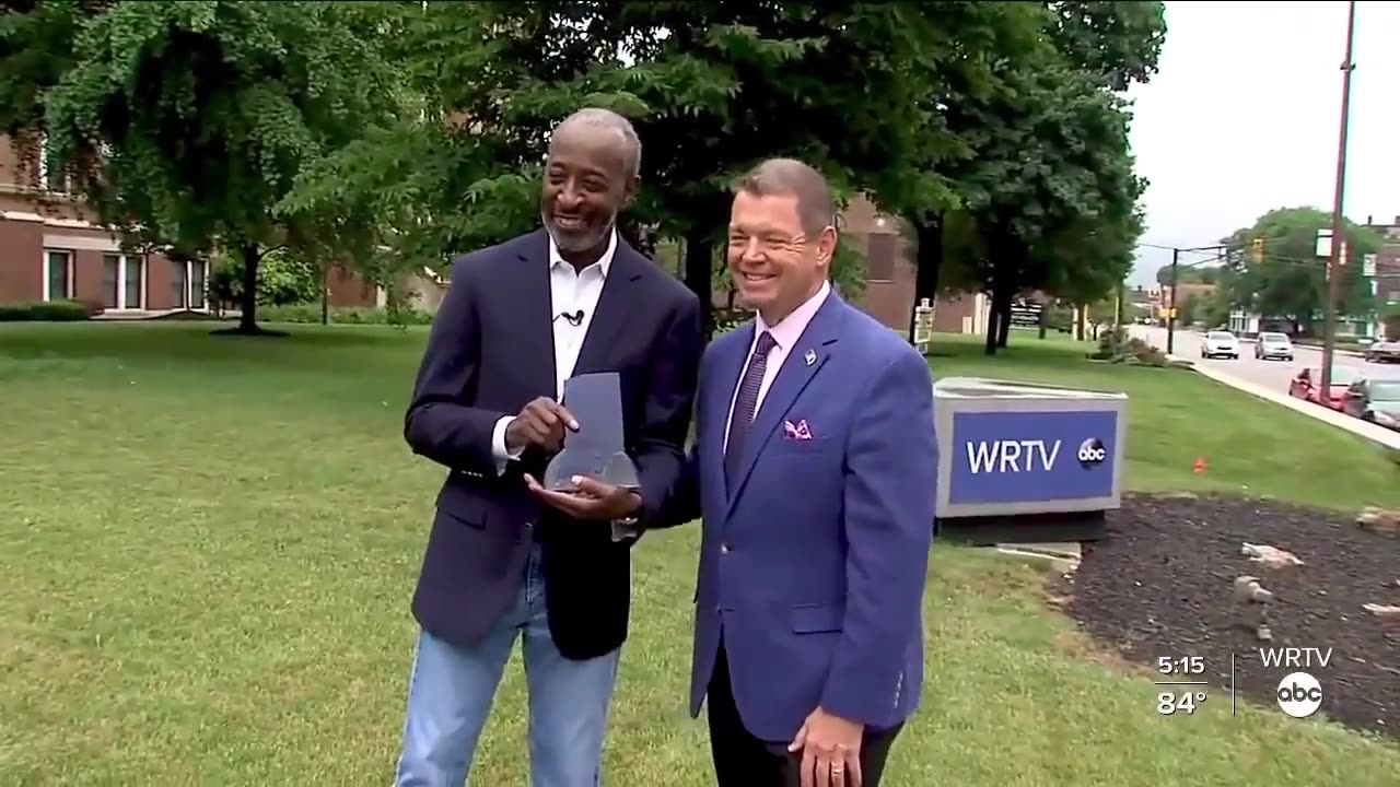 July 2, 2021 - Derrik Thomas Learns He's Being Inducted Into Indiana Broadcasters Hall of Fame