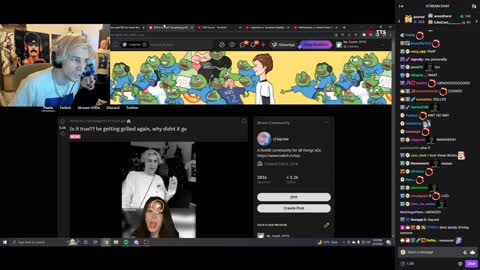 xQc reacts to this girl who keeps making TikToks about him
