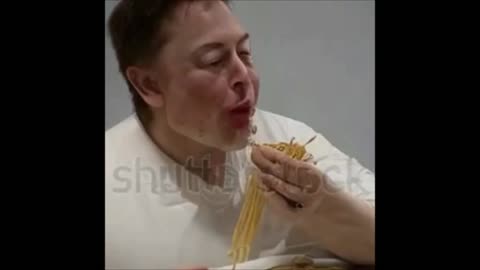 Elon Musk Eating Spaghetti