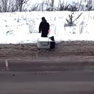 Delivery robot gets stuck