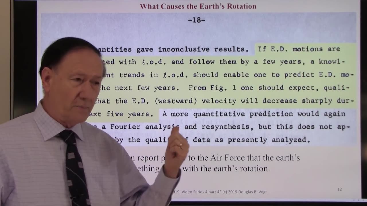 Series 4--Part 4F--The Earths Rotation and Why it Reverses