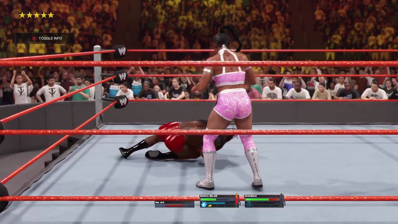 WWE 2K24 - 8-Women Gauntlet Match - Jade, Nia, Kong, Belair, Shanique, Becky, Rhea, Ronda