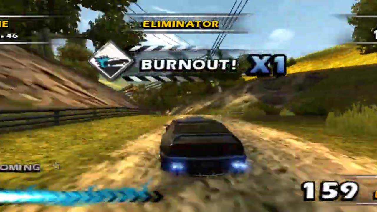 Burnout Dominator - World Tour Factory Series Event 9 Gameplay(PPSSPP HD)