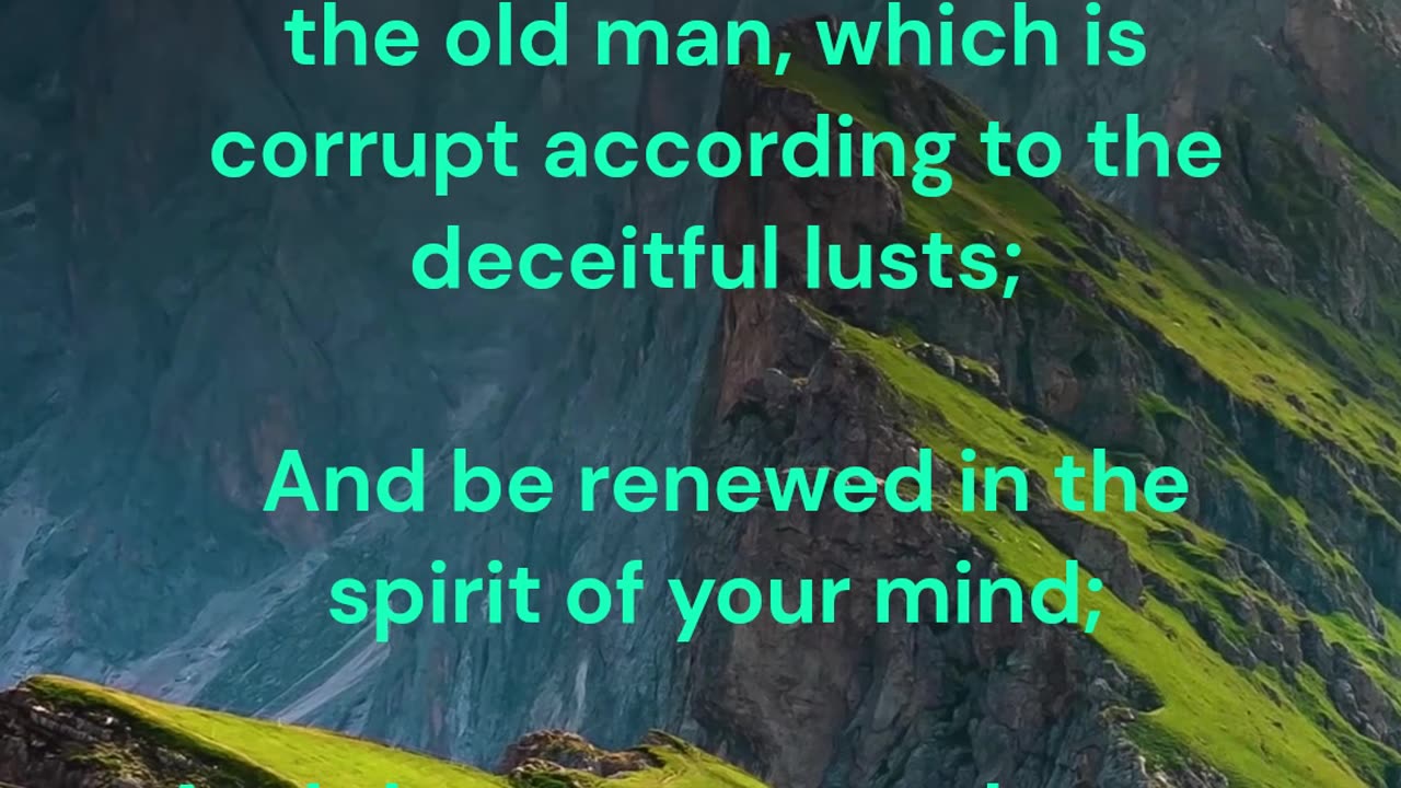 Put off concerning the former conversation the old man which is corrupt according to deceitful lusts