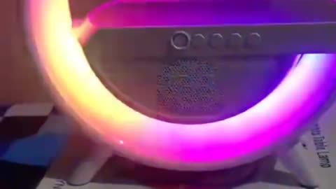 Unboxing of G- lamp LED wireless charging Bluetooth speaker from Amazon