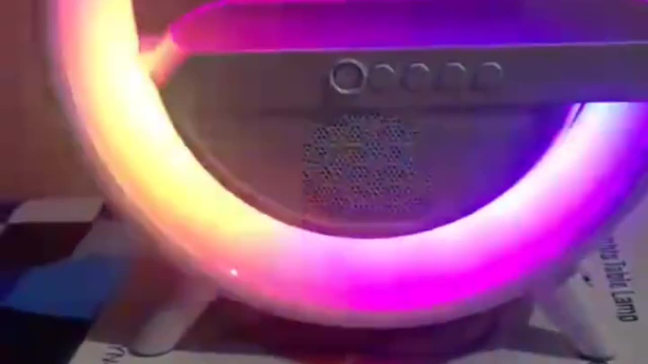 Unboxing of G- lamp LED wireless charging Bluetooth speaker from Amazon