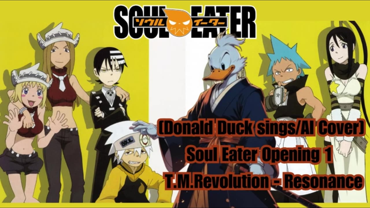 [Donald Duck AI Cover] Soul Eater Opening 1 T.M.Revolution - Resonance