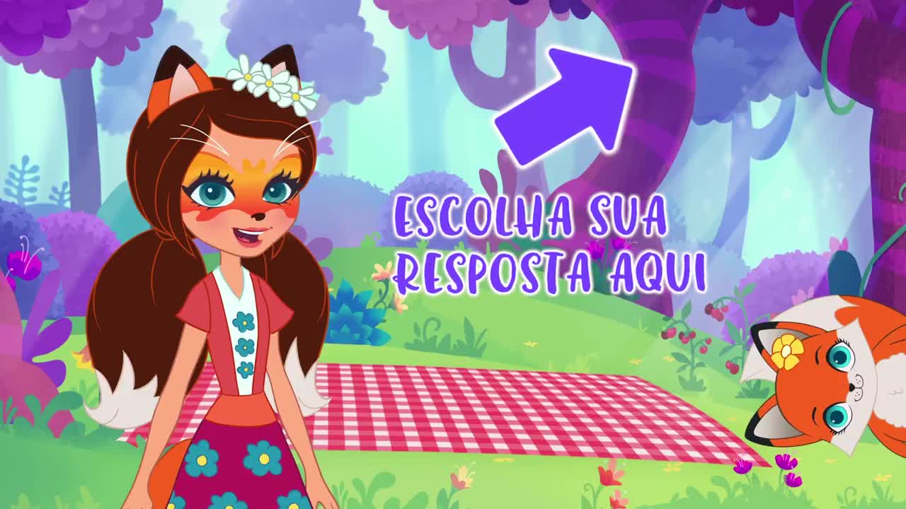 Enchantimals Brasil | Resposta: Rosa | Segunda questão: o que é mais divertido?