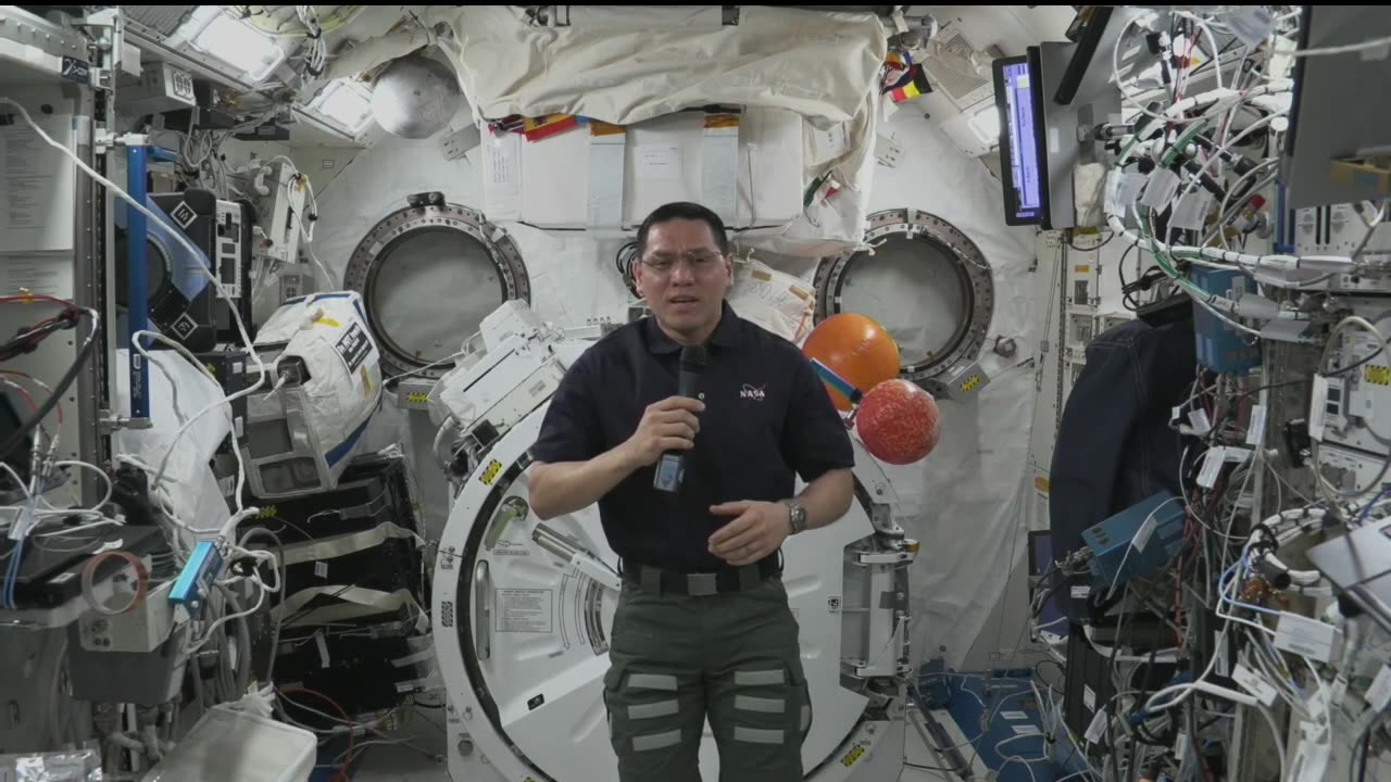 Expedition 69 Astronaut Frank Rubio Talks with ABC_s Good Morning America - Aug. 11_ 2023(720P