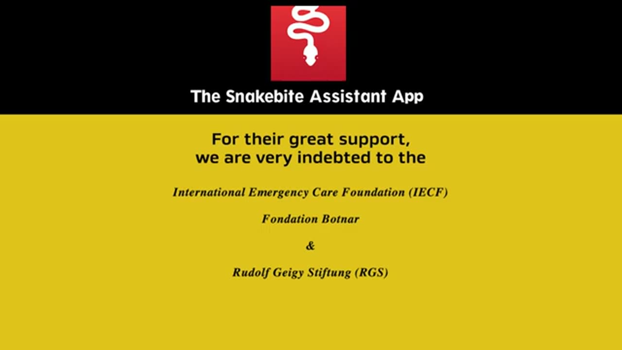 Snakebite Treatment App