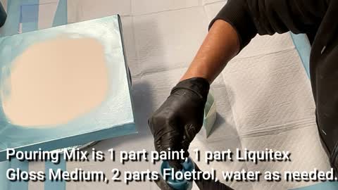(692) CLOUD POUR PAINTING with VALLEJO PEARL MEDIUM & NO SATIN ENAMEL!