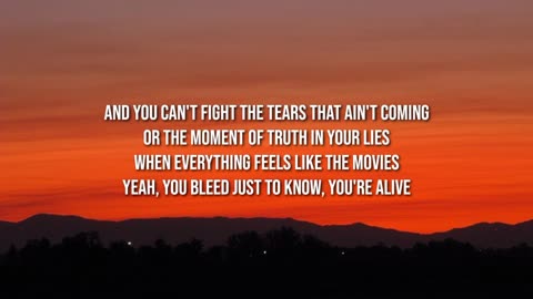 Goo Goo Dolls - Iris (Lyrics)