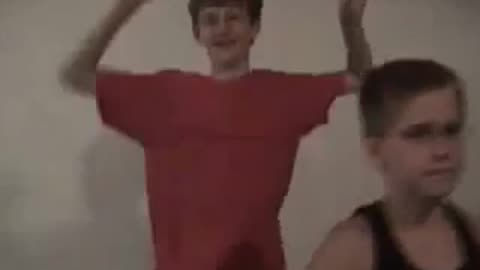 two kids dance meme