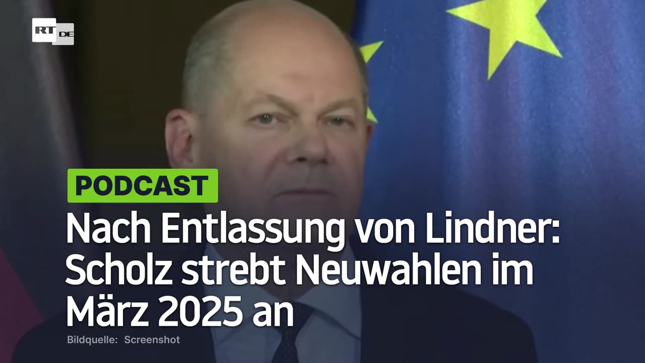 Nach Entlassung von Lindner: Scholz strebt Neuwahlen im März 2025 an