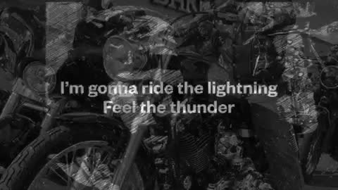 I’m riding the lightning