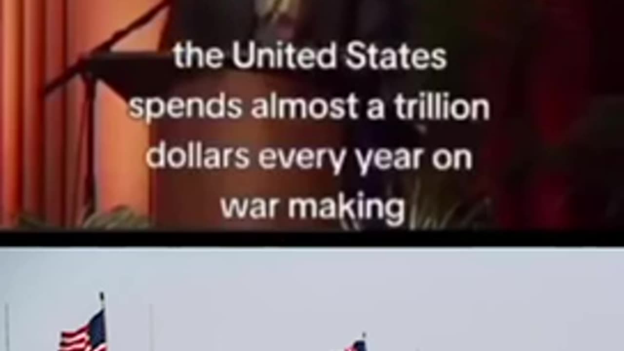 The United States spends almost a trillion dollars every year on war making