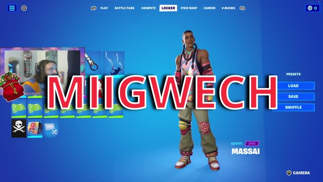 Favorite skin. MIIGWECH Fortnite.