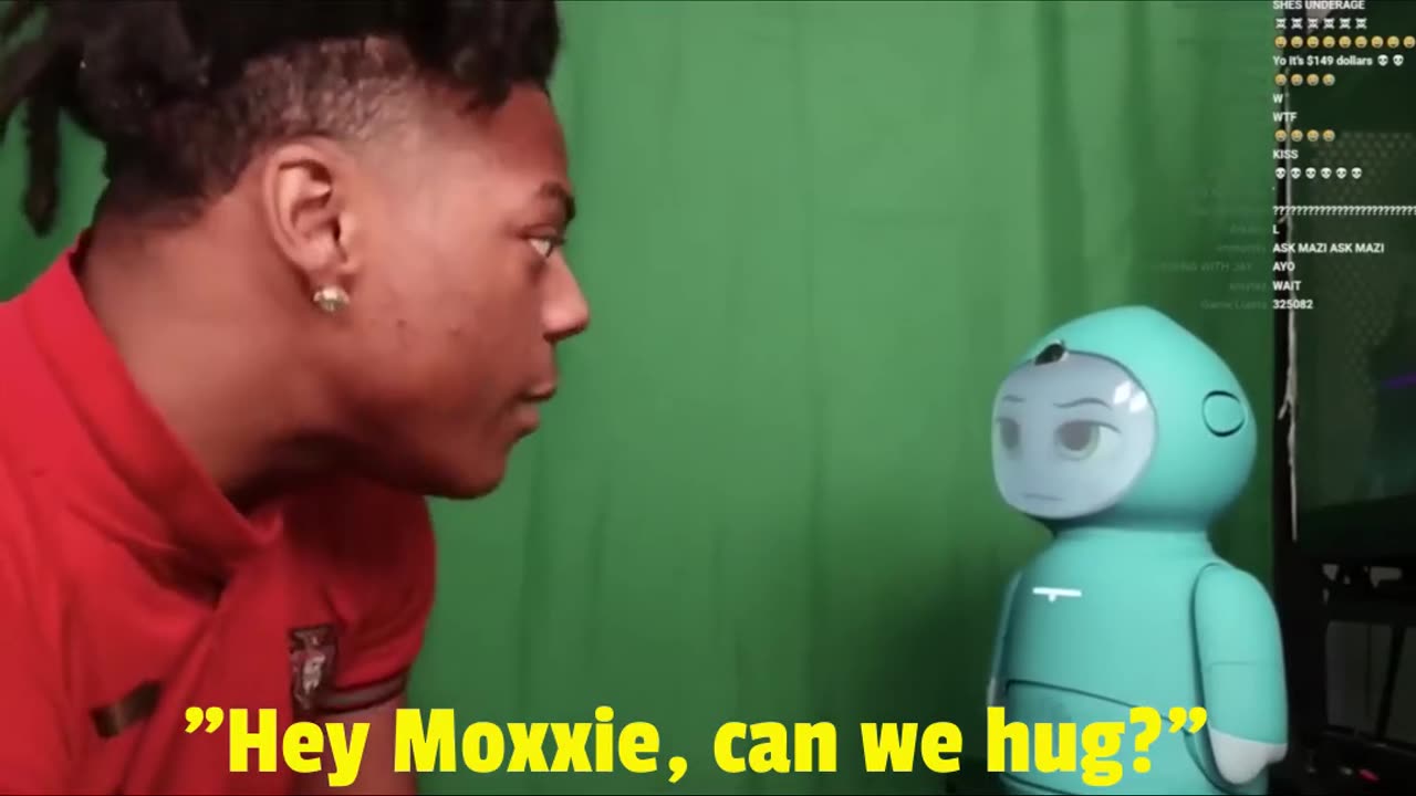 IShowSpeed gets rejected by a robot