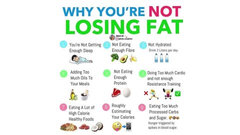 Why you were not losing Fat