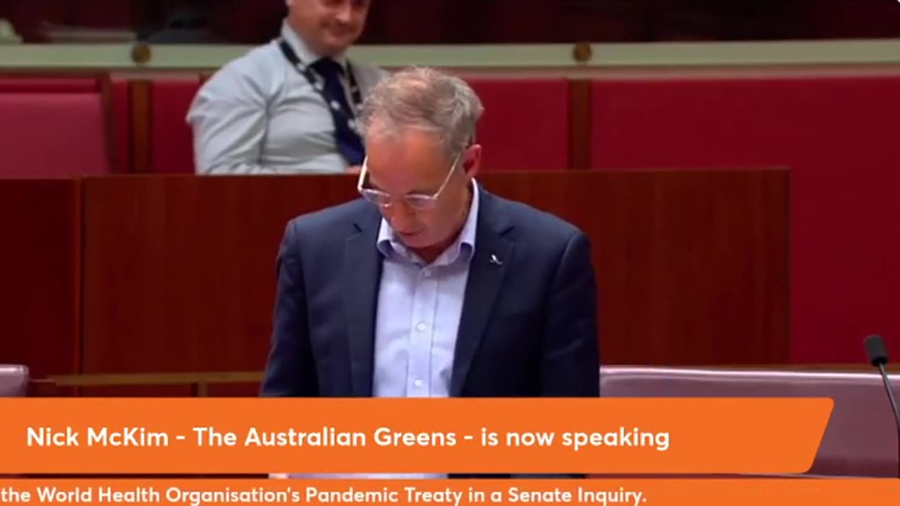 Tasmianian Greens Senator Nick McKim show his total ignorance and distain for the senate