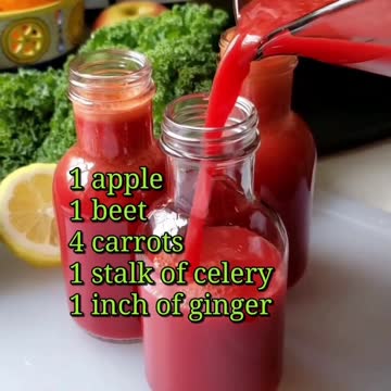 Delicious Juicing Recipe helps with Digestion, Reducing Inflammation, and Cleansing The Liver