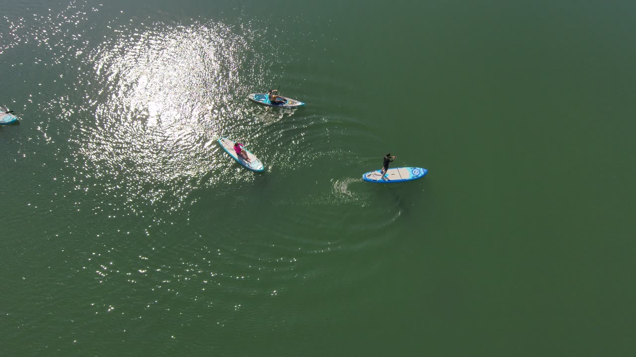 Blasian Babies DaDa Grand Caribe Shoreline Park Paddleboard Raw 4K Skydio 2+ Drone Footage, Part 2.