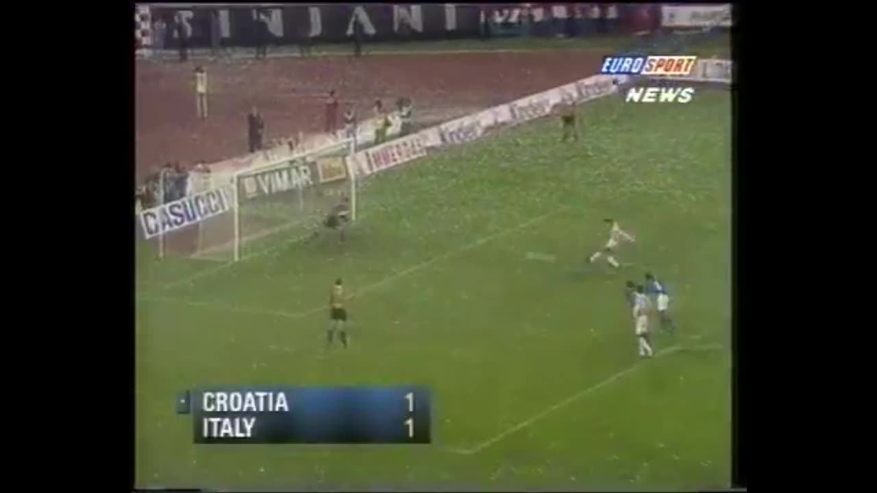 Croatia vs Italy (EURO 1996 Qualifier)