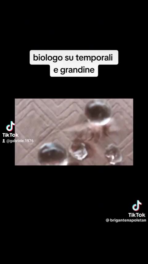 Biologo sulle manipolazioni climatiche pioggia e grandine con il "crillium"