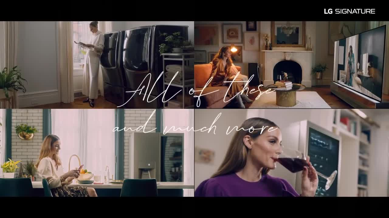 Experience the LG SIGNATURE with an international lifestyle ambassador 'Olivia Palermo'