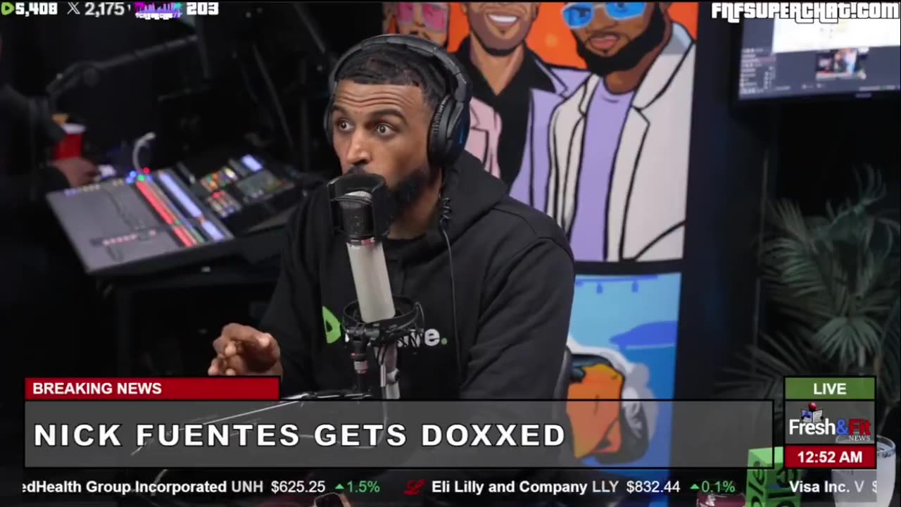 Myron Gaines goes off on feminist that pulled up to Nick Fuentes house