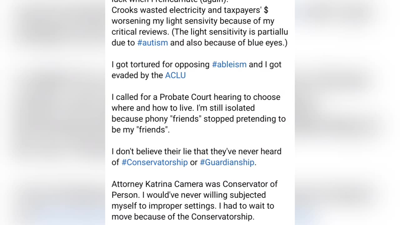 Ableism, abuse inflicted upon autists