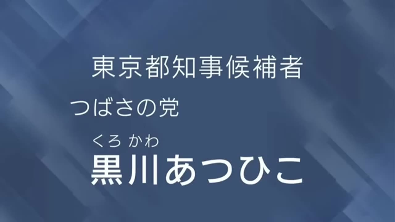 東京都知事選2024政見放送 田母神、蓮舫、石丸、河合(ジョーカー)、黒川(プロフィールのみ)