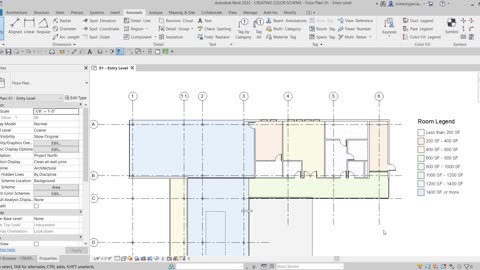 AUTODESK REVIT ARCHITECTURE 2022: CREATING COLOR SCHEME