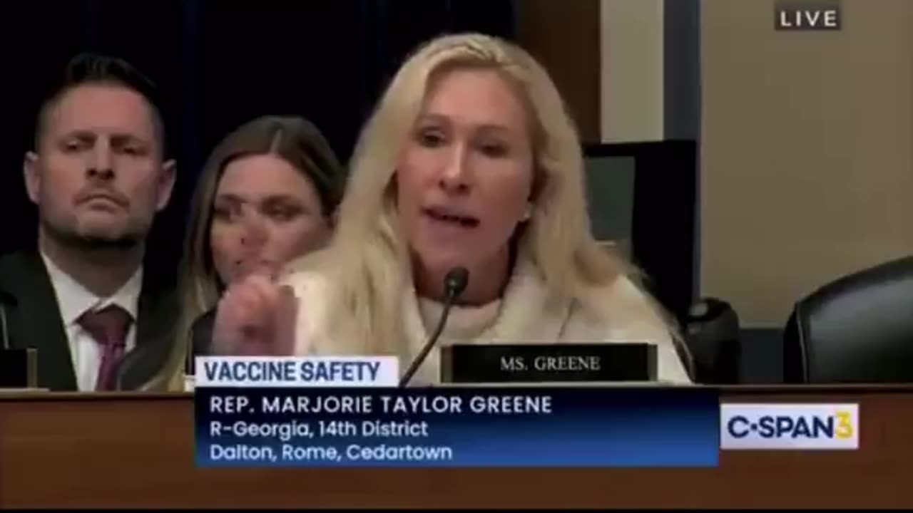 MTG "It's time to be honest about the vaccine injured