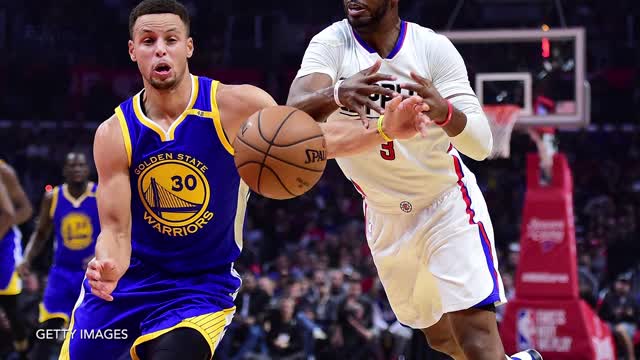 Blake Griffin DUNKS All Over Draymond Green