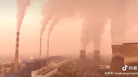 A coal-fired power plant in China's Dai city.