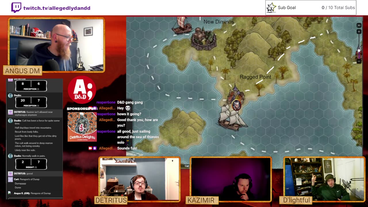 Allegedly; D&D 2, Session 28- Degenerates seek willing cult.