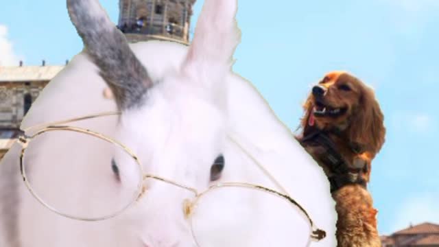 wow amazing rabbit funny moment #animals #animal #rabbit #animalsvideo
