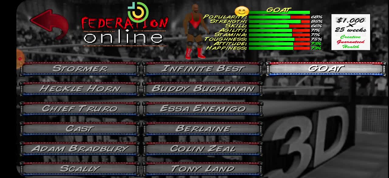 PLAYING WRESTLING REVOLUTION LIKE/FOLLOW