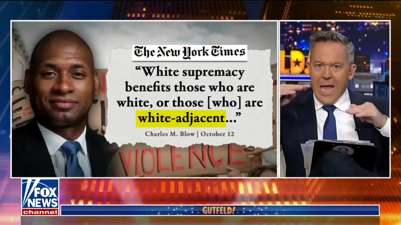 NYT Reporter Creates White Racists Out Of Thin Air Because America Is Running Out Of Them - Gutfeld