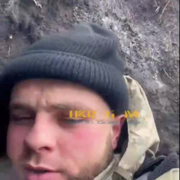 Chubaty barely managed to hide in a trench from a Russian shell😉