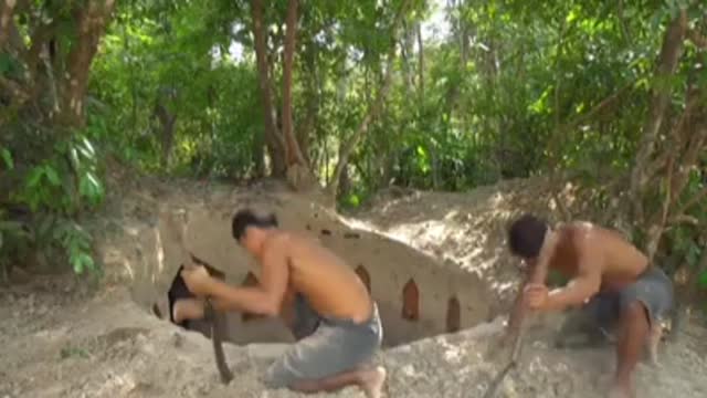 Building The Most Secret Underground House And Water Slide To Swimming Pool Underground