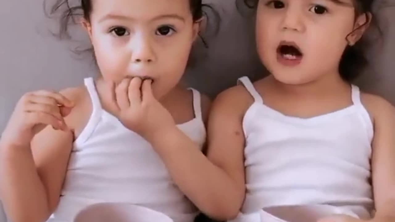 twin cute babys