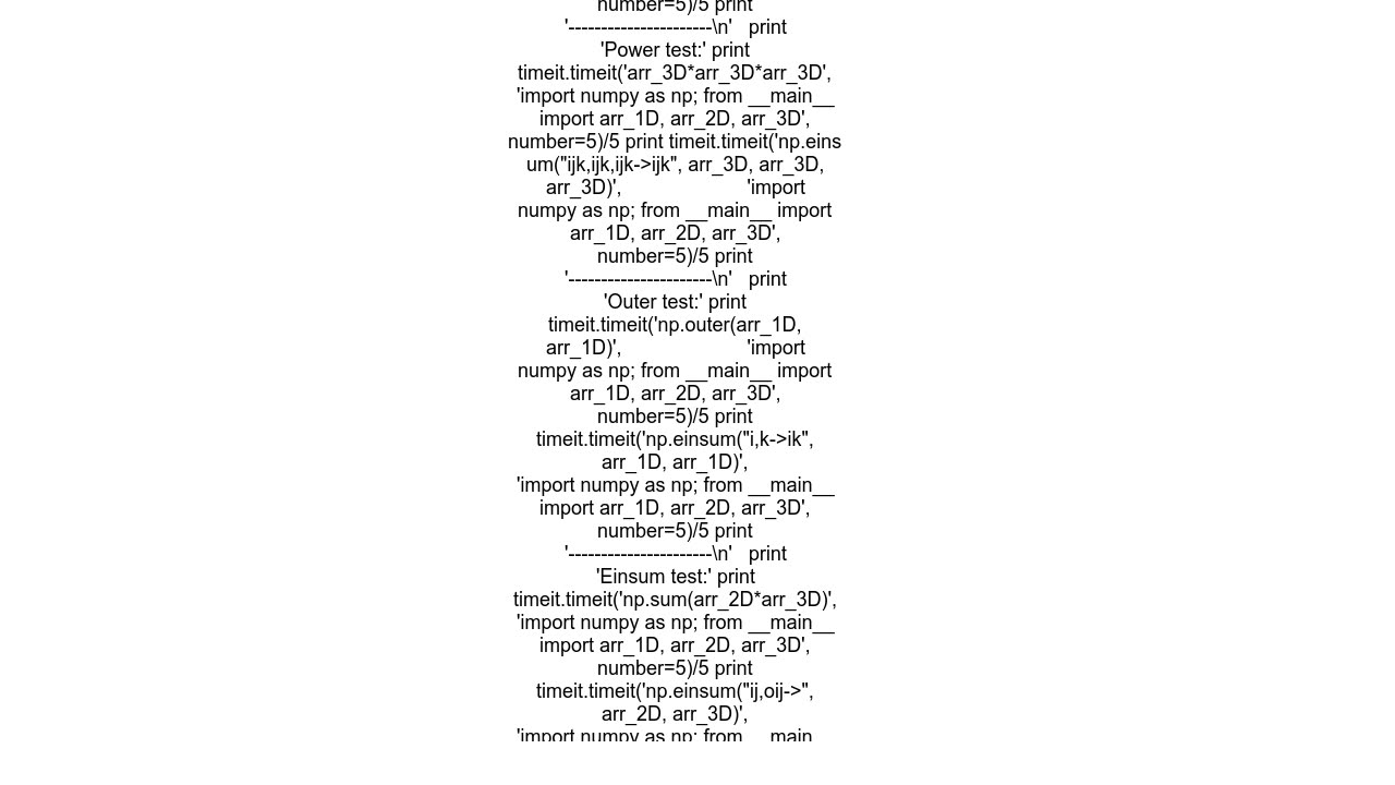 Why is numpy39s einsum faster than numpy39s built in functions